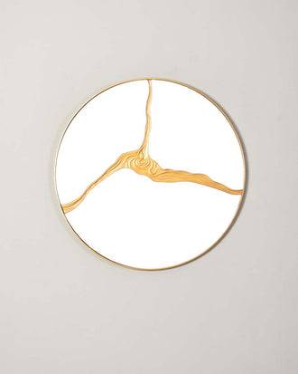 Kintsugi Round Mirror