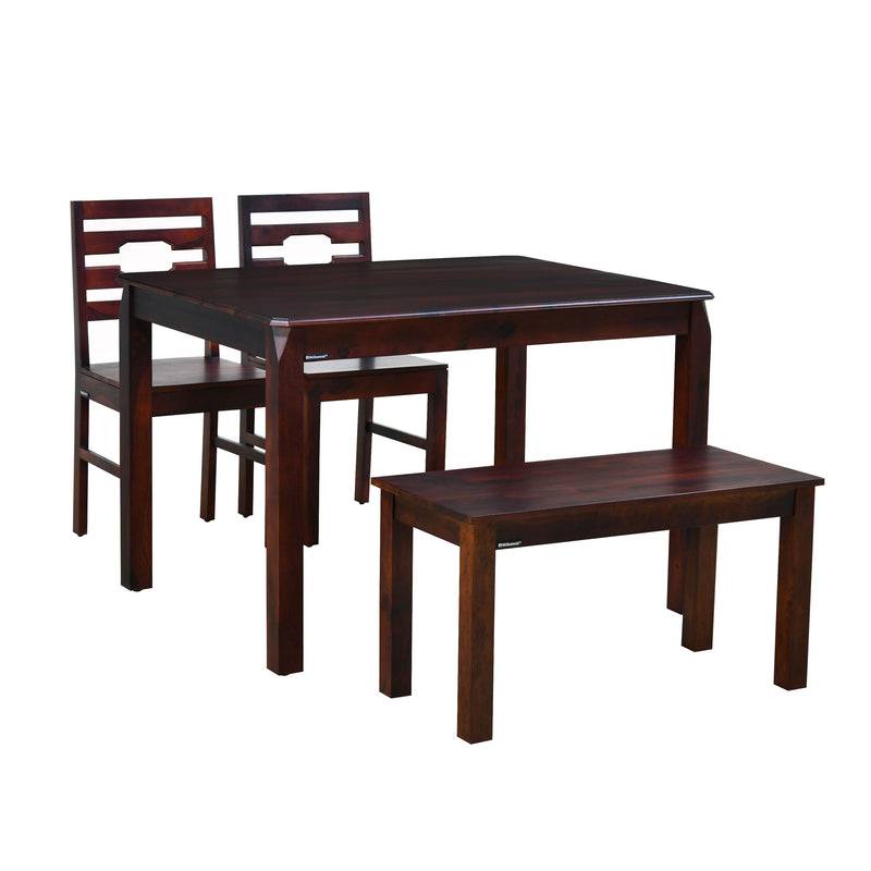 Casper 4 Seater Dining Set with Bench (Country Light)