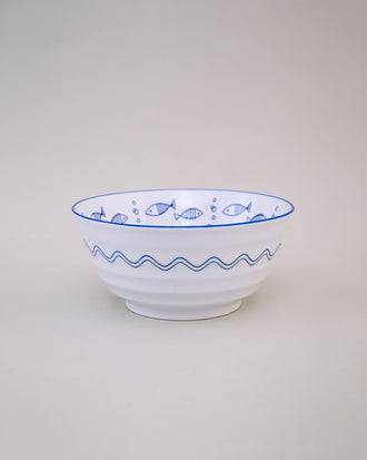 Ocean Breeze Ceramic Serving Bowl