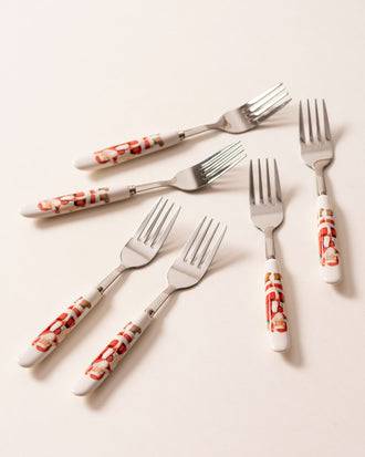 Merry Christmas' Fruit Prongs - Set of 6