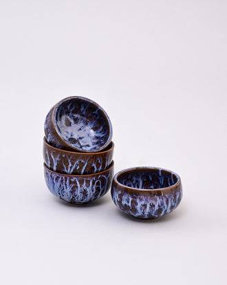 Sapphire Mist Ceramic Dip Bowl