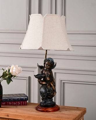 Adorable Angel Cherub Table Lamp