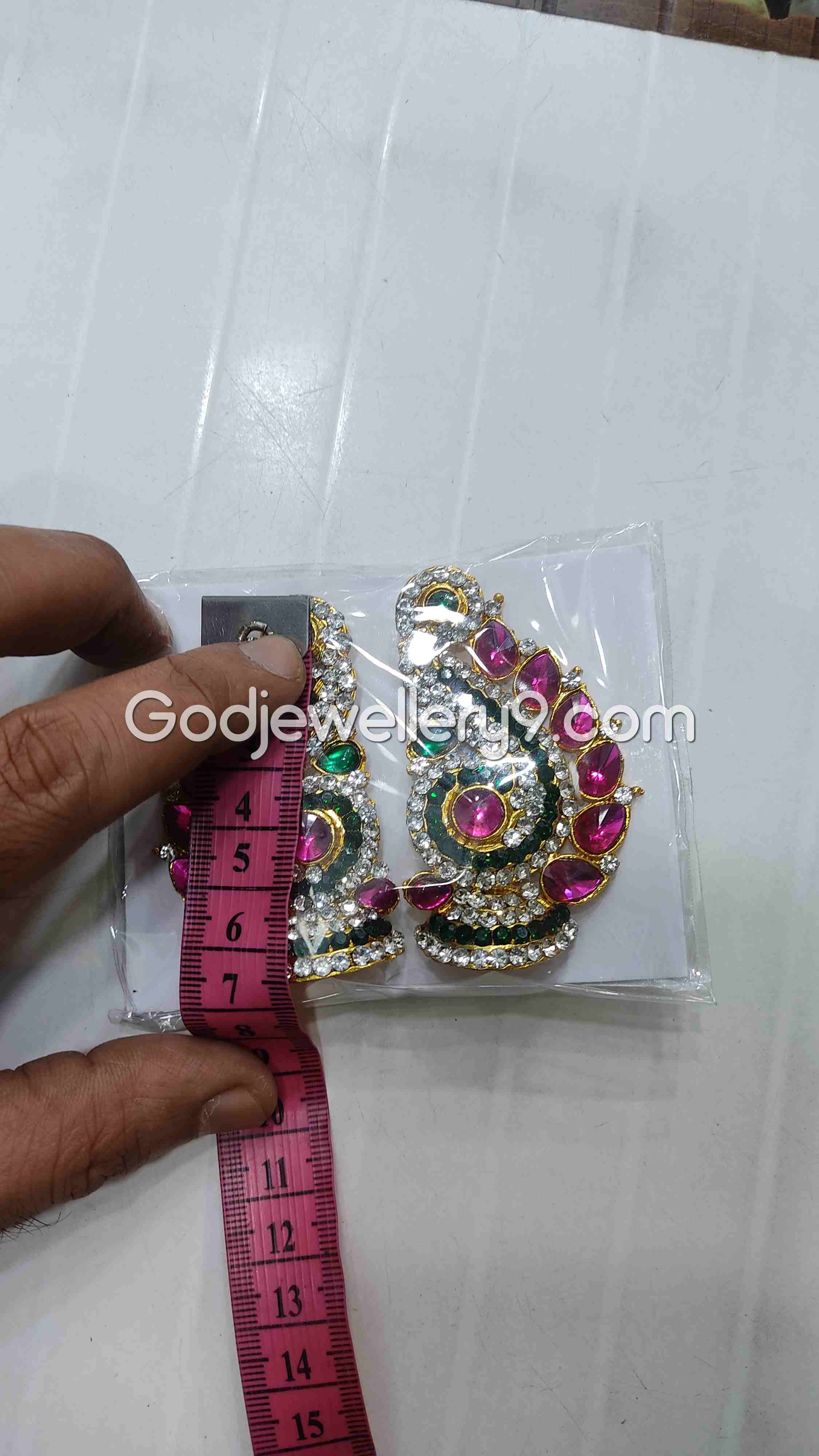 Deity Amman Earrings karna Pathakam Jewellery God G44