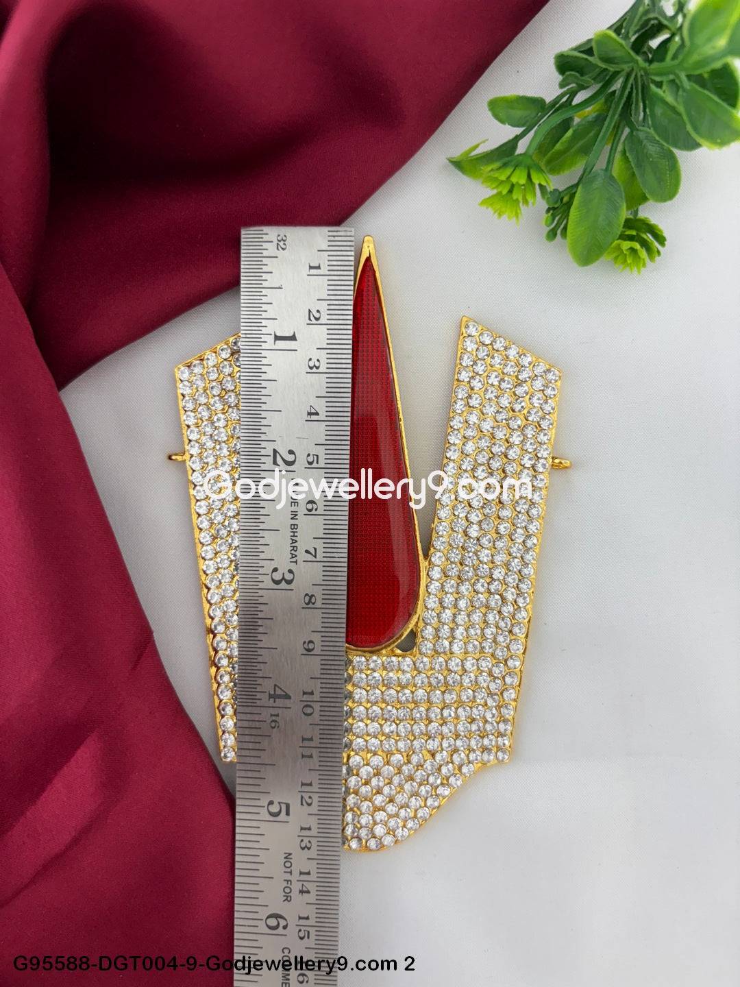 Deity Balaji God Stone Namam Tilak for Home and Temple Use Alankaram