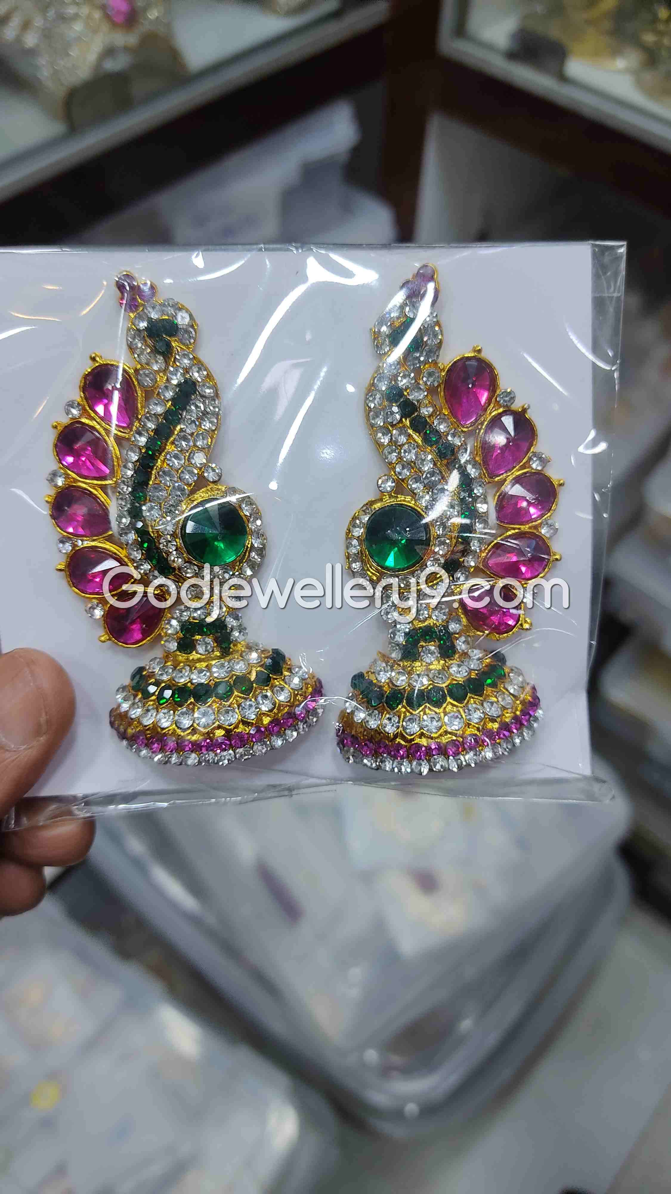 Deity God Amman Multi Earrings karna Pathakam G35