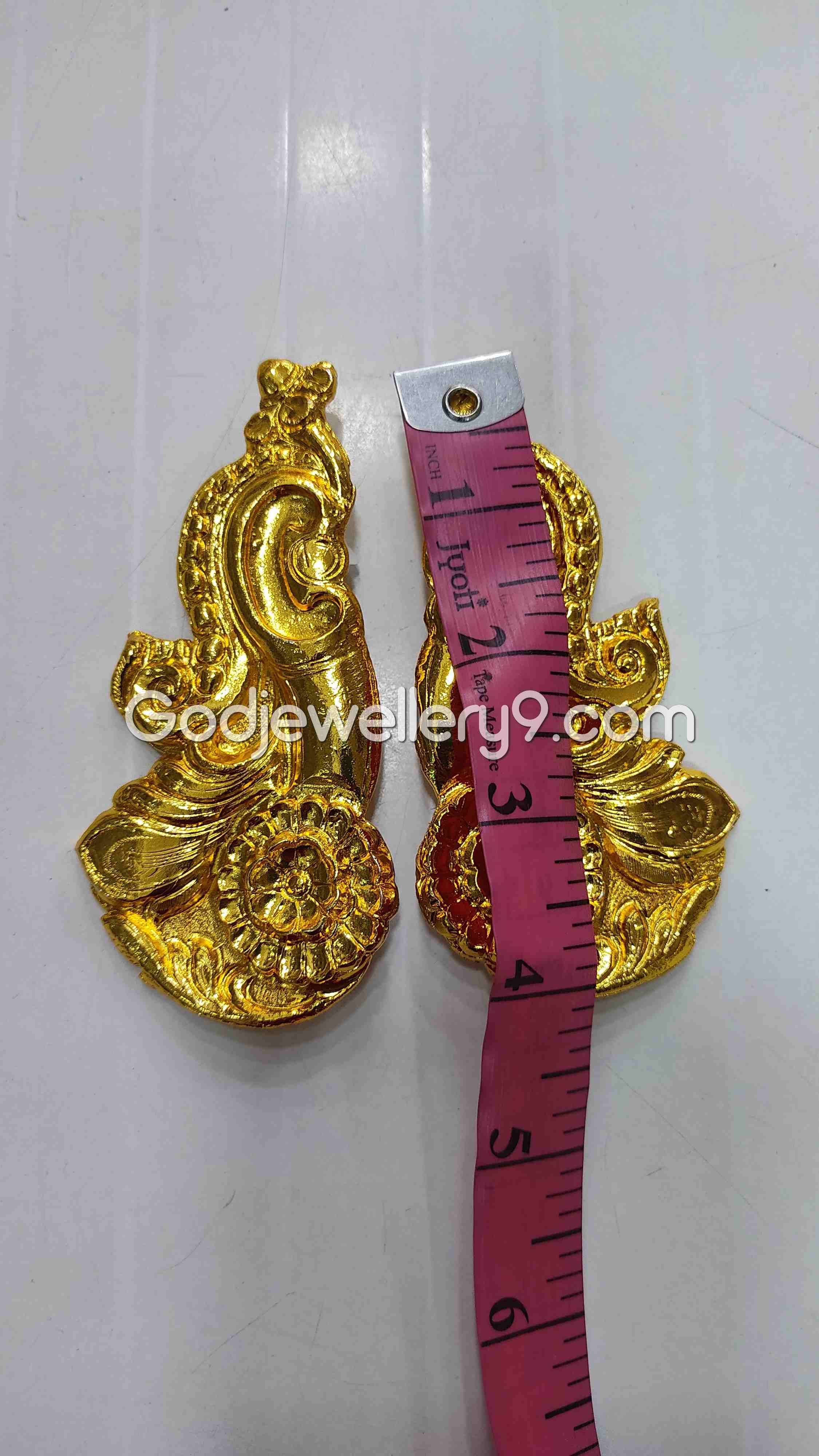 Deity God Gold Plated Earrings Karna pathakam All Gods And Goddess 4