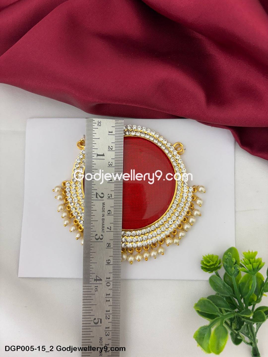 Deity God Jewelley Marron Enamel Dollar Pendant For All Hindu Goddesses