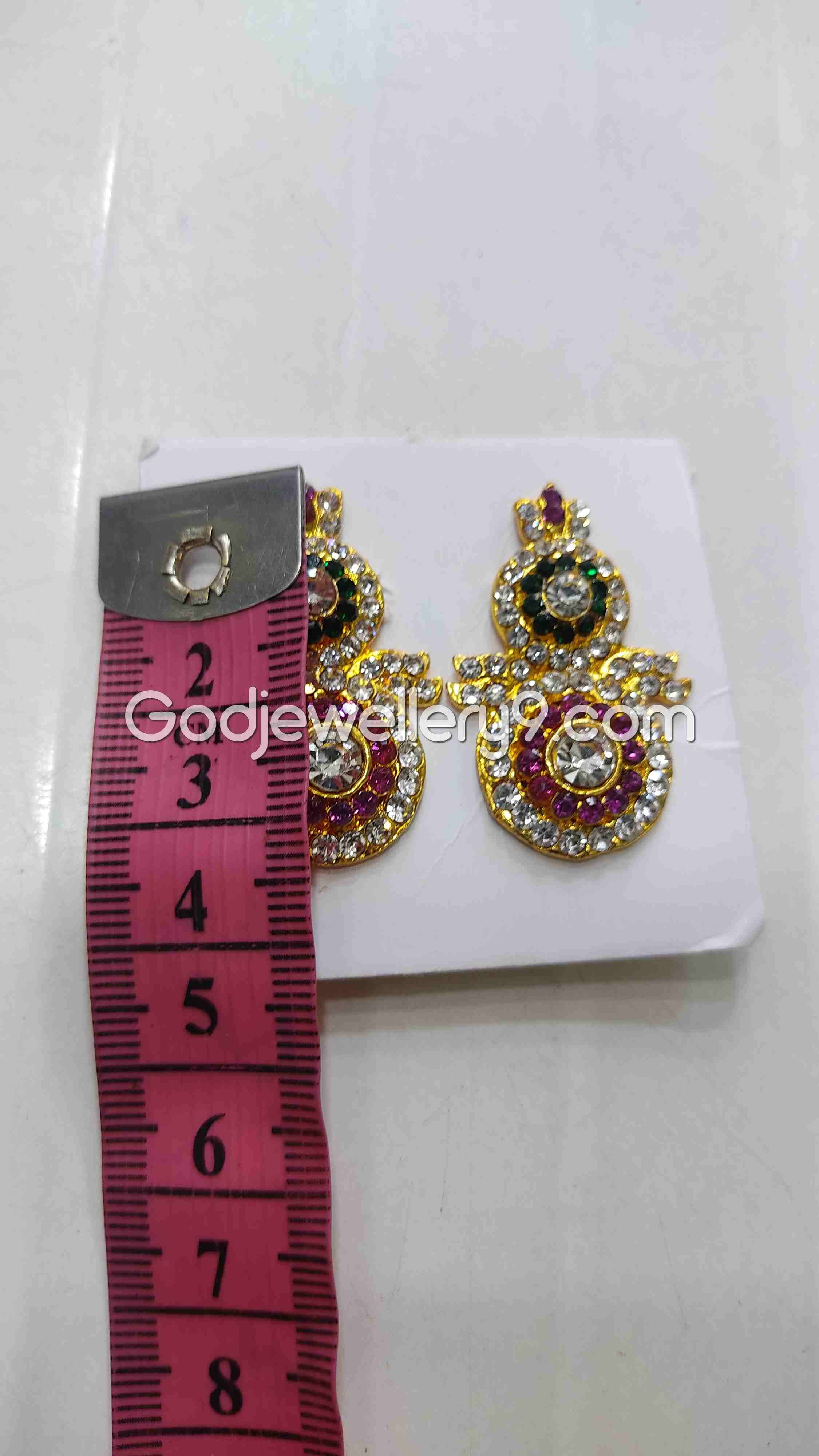 Deity God karna Pathakam Multicolor Earrings For Amman G19
