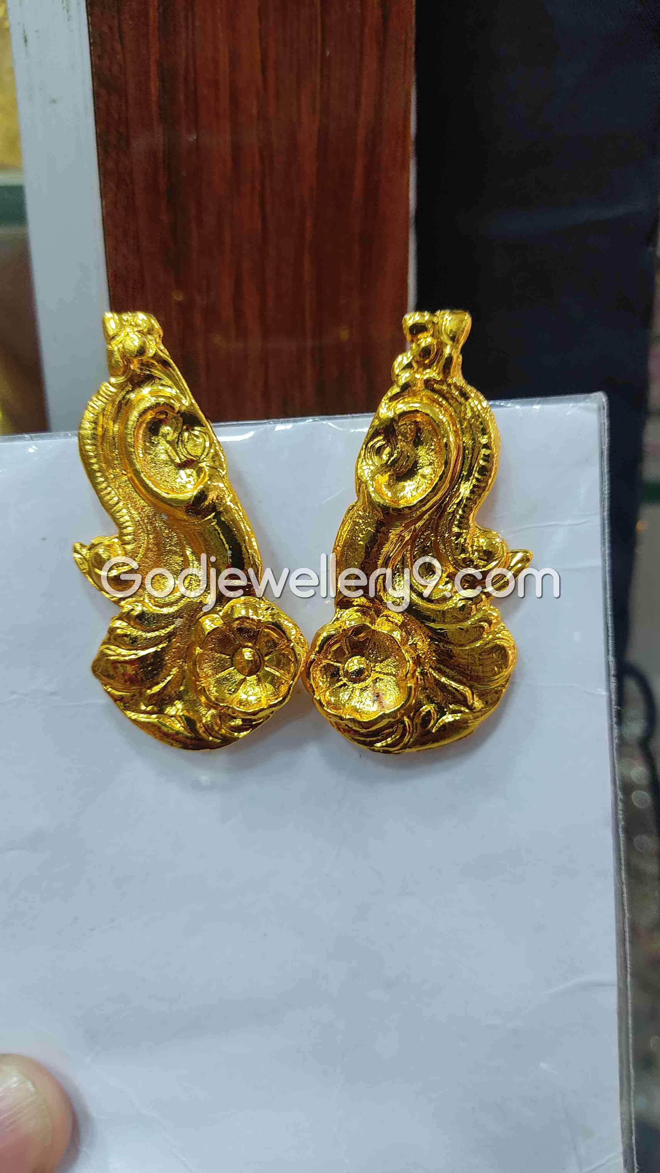 Deity Gold Plated Earrings Karna pathakam All Gods 2