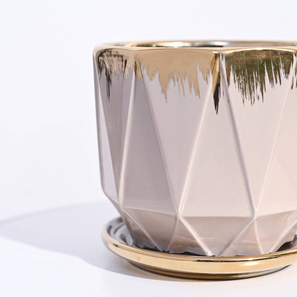Aurelius Prism Ceramic Pot