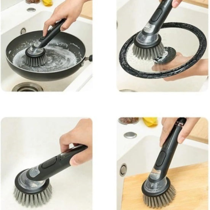 Multifunctional Liquid Soap Dispenser Brush – 2-in-1 Kitchen Cleaning Brush with Built-In Soap Dispenser(Random color-Pack of 1) Buy @ ₹199