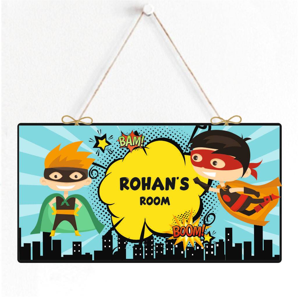 Personalised Door Sign - Hero Headquarters (PREPAID ONLY) (Dispatch in 5-6 Days) Buy @ ₹389