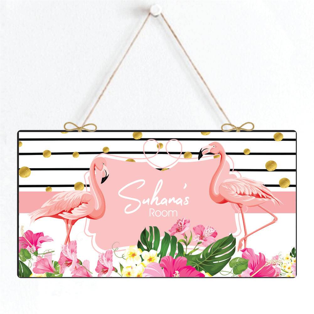 Personalised Door Sign - Pink Paradise (PREPAID ONLY) (Dispatch in 5-6 Days) Buy @ ₹389