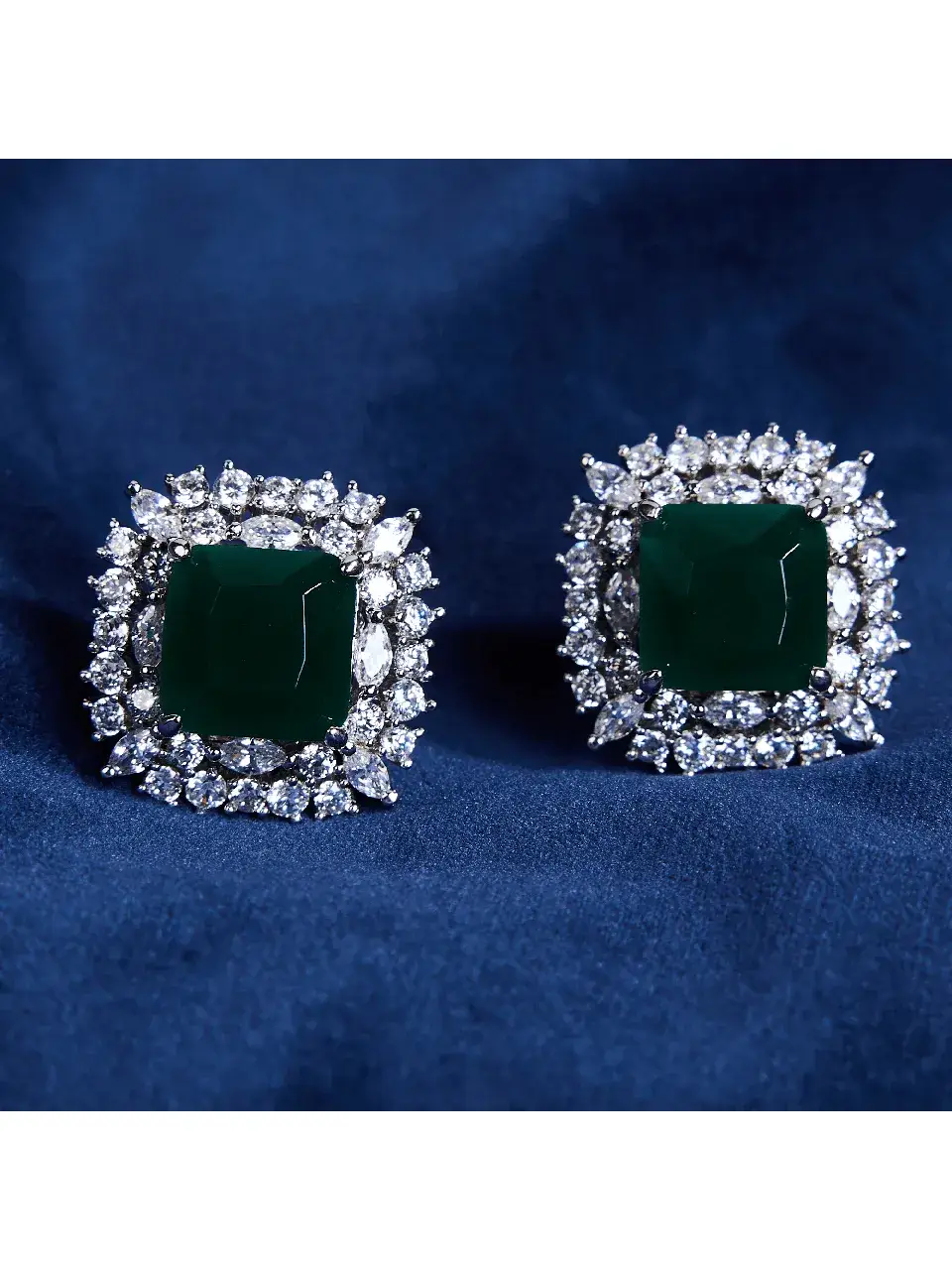 Sayda Jewels Enchanted Emerald Studs ER-WG-10 Buy @ ₹1120