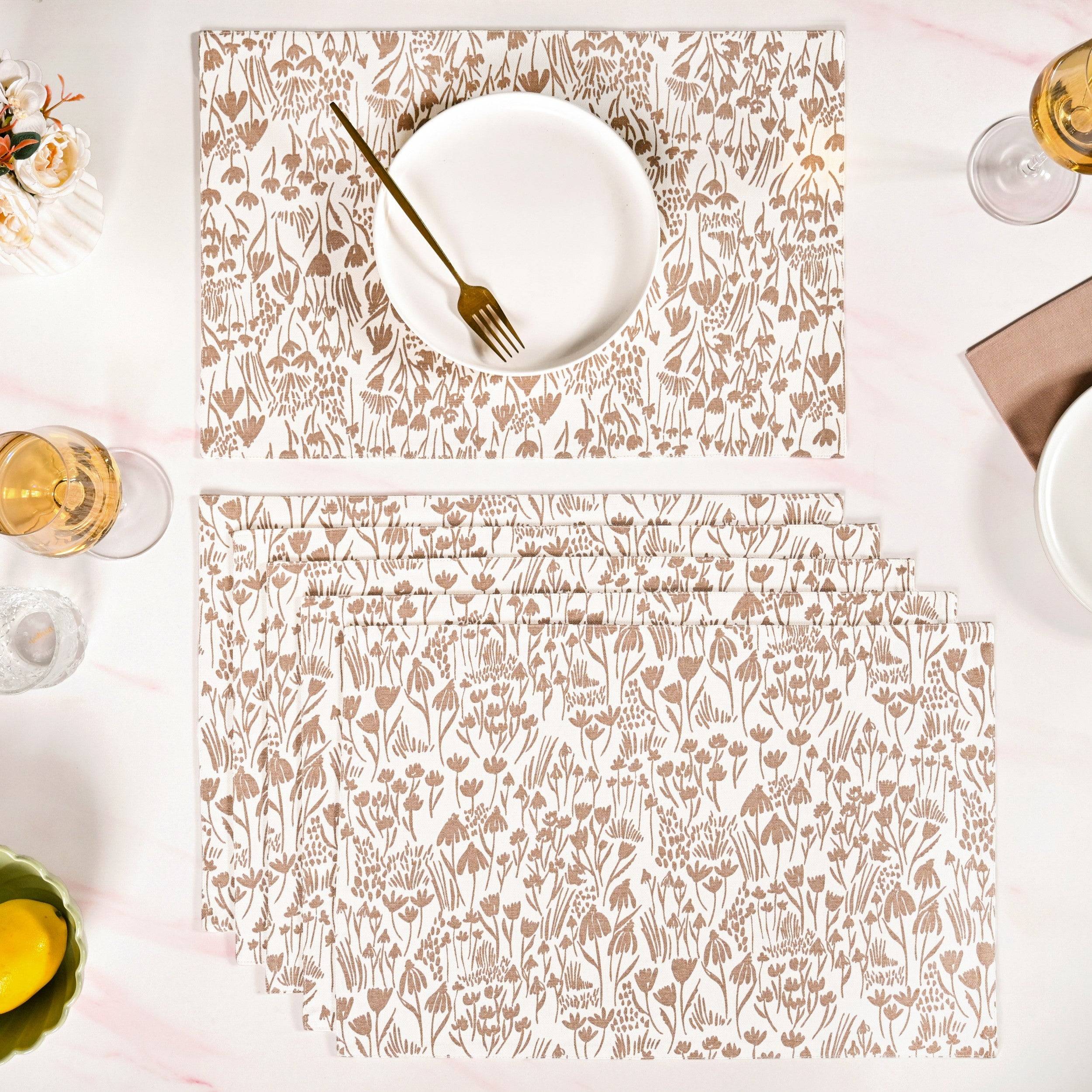 Desert Dusk Pure Cotton Table Mat Set Of 6 buy only at ₹1655