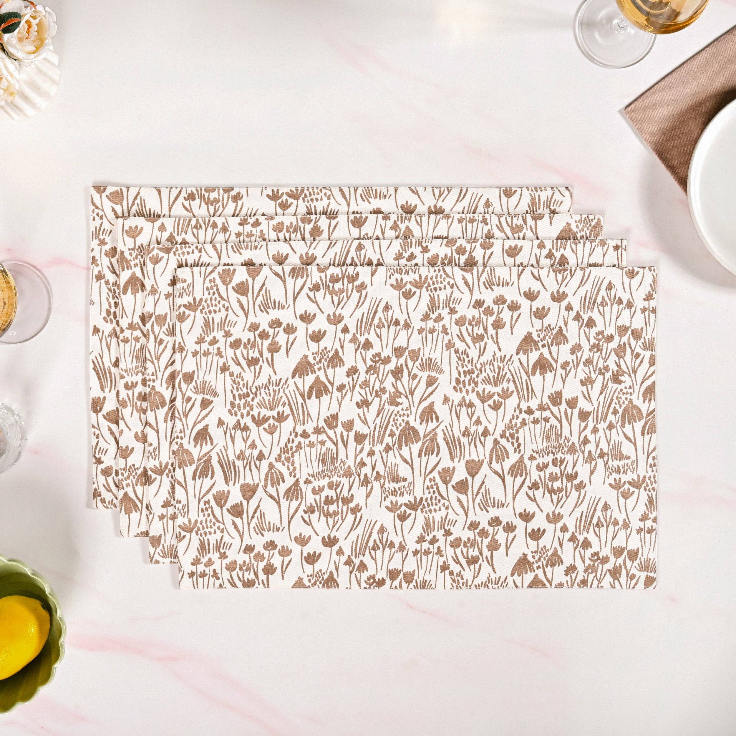 Desert Dusk Water Resistant Table Mat Set Of 4 buy only at ₹1095