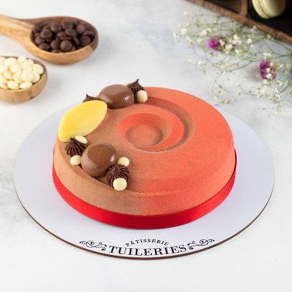 Eggless Berries and Belgian Dark chocolate Cake (800-850 grams)