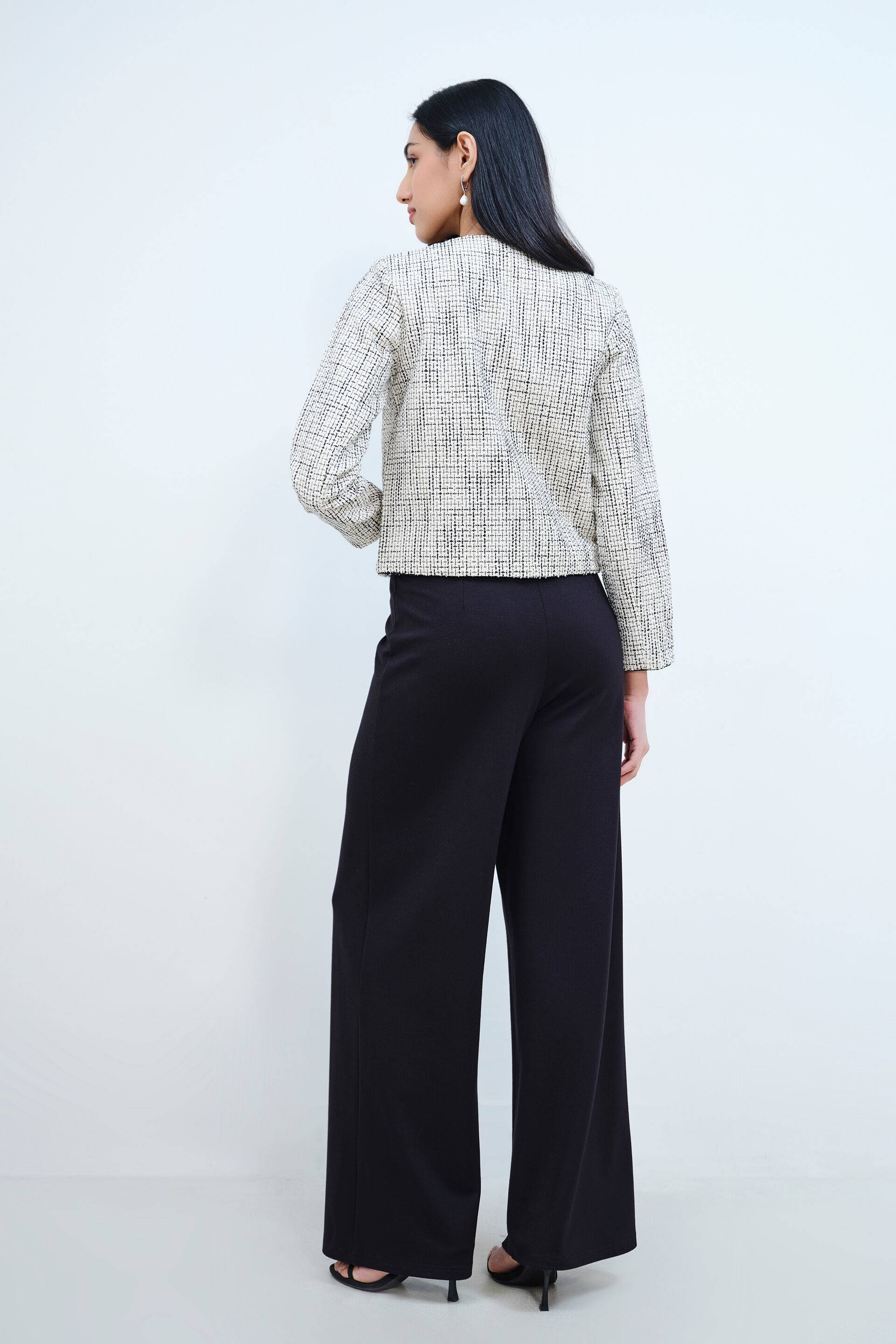 Black & White Tweed Jacket Buy at ₹4990