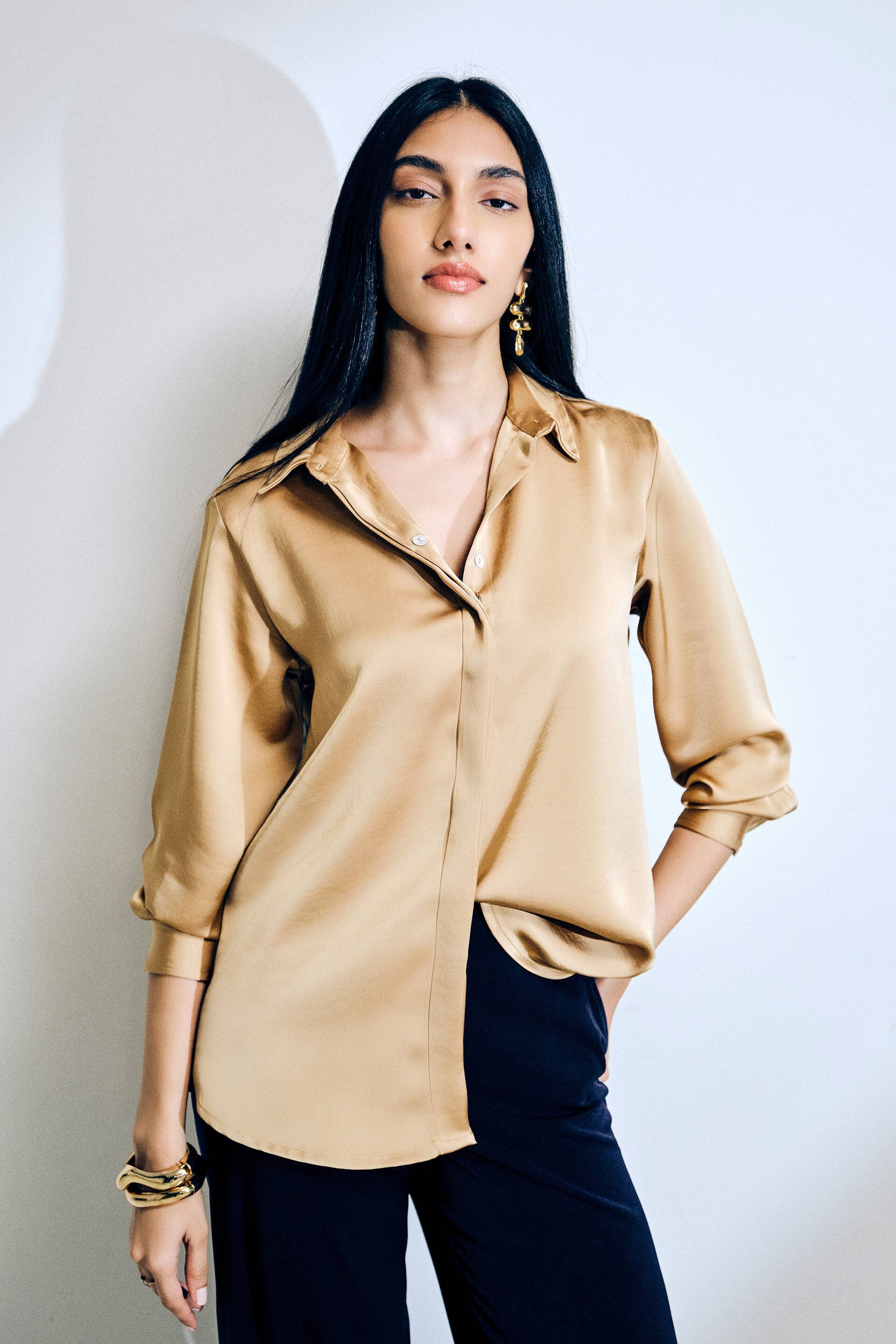 Beige Accent Shirt Buy at ₹3290