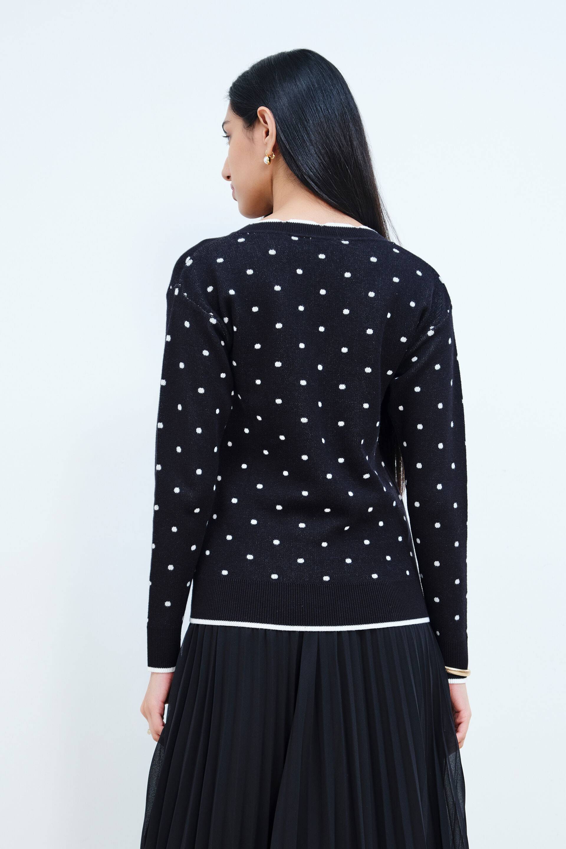 Polka Story Sweater Buy at ₹3490