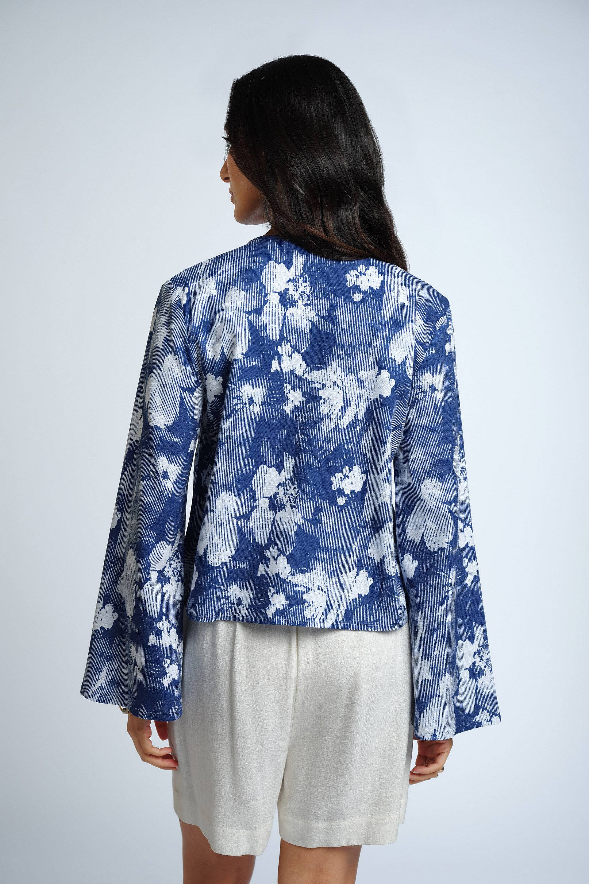Blooms In Blues Top Buy at ₹2990