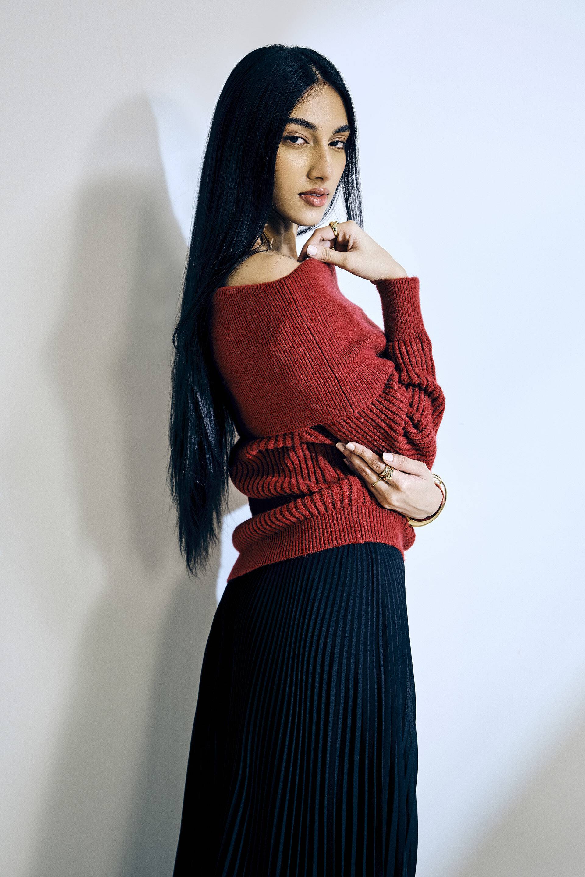 Astro Dust Off-Shoulder Sweater Buy at ₹3290