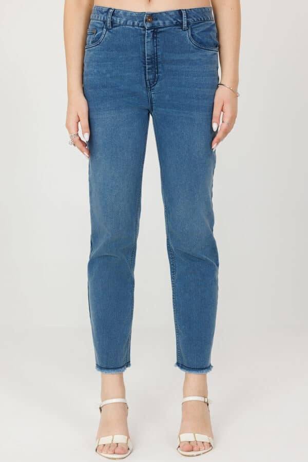 Light Blue Solid Denim Jeans