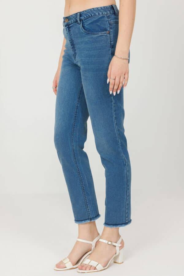 Light Blue Solid Denim Jeans