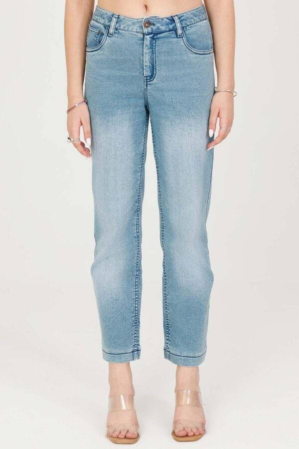 Blue Slim-Fit Denim