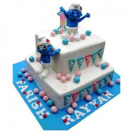 Smurfs Birthday Cake Buy at ₹6049