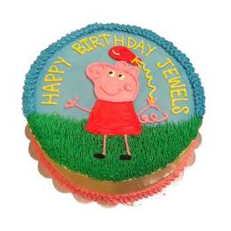 Peppa n Balloon Cake Buy at ₹1449