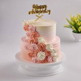 2 Tier Floral Cake Buy at ₹4849