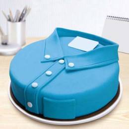 Blue Shirt Fondant Cake Buy at ₹3099