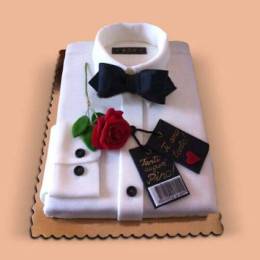 Designer Shirt Cake Buy at ₹1649