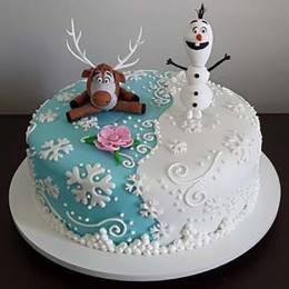 Olaf & Sven Cake Buy at ₹1699