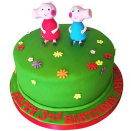 George & Peppa Pig Cake Buy at ₹1549