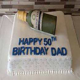 Wine Birthday Cake Buy at ₹2199