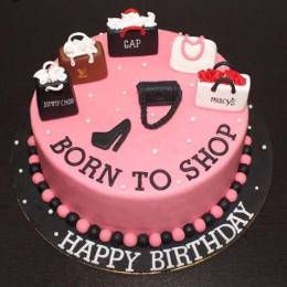 Shopping Girl Cake Buy at ₹2199