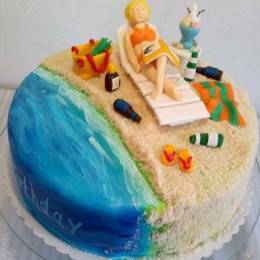 Beach Love Cake Buy at ₹3249