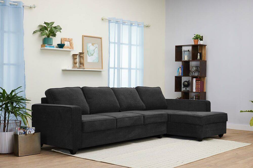 Napper L Shape Sofa Set (3 Seater + Right Aligned Chaise)