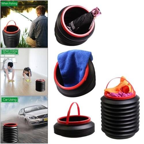 Folding Magic Trash Bin ContainerSpace-Saving Storage Bin for Kitchen & Home (Pack of 1) Buy @ ₹129