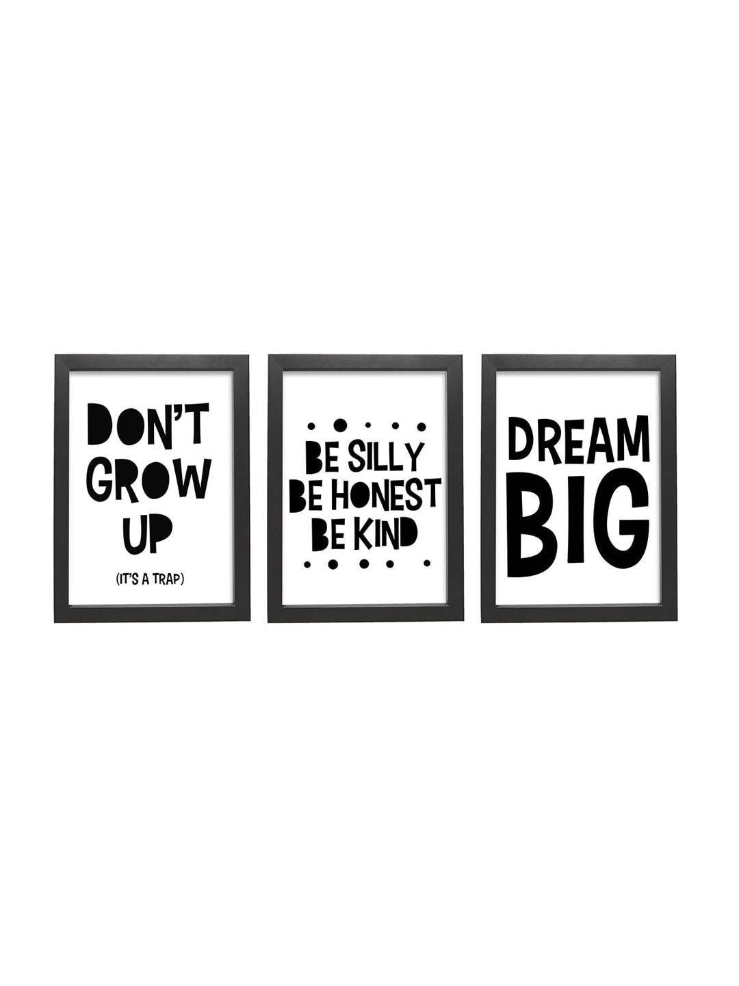 Buy Set Of 3 Quotes Wall Art in Showcase Piece | Best Home Decor on Plumint
