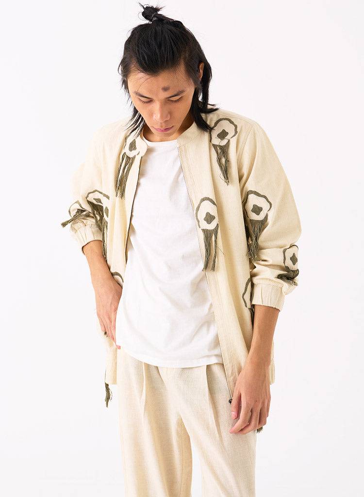 Fringe Bomber Jacket Set