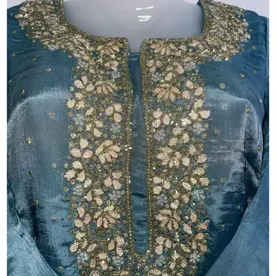 Chiffon Suit Handwork   Demo