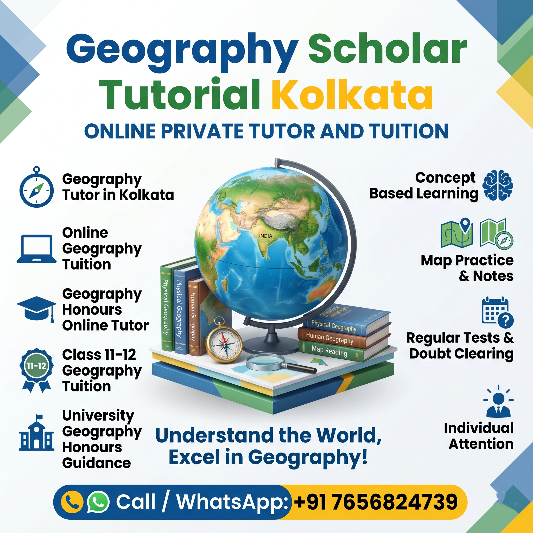Online Geography Honours Tuition in Kolkata