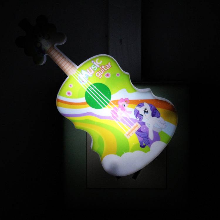 Guitar Shaped LED Night Lamp (Random Print) Buy @ ₹249