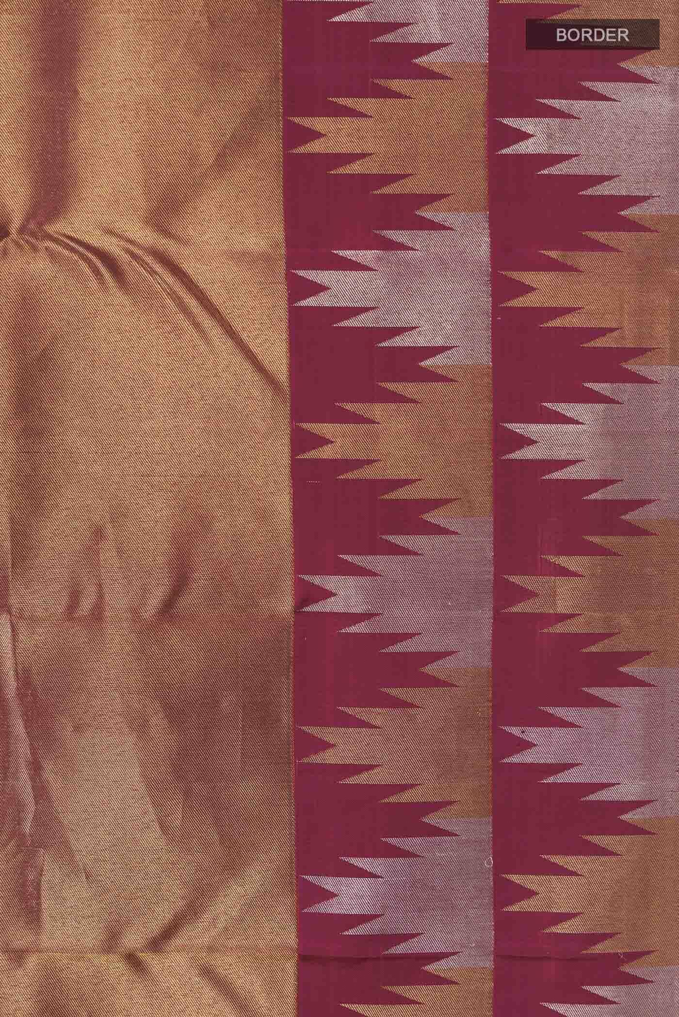 Maroon Kanchipuram Silk Saree Buy at ₹41580