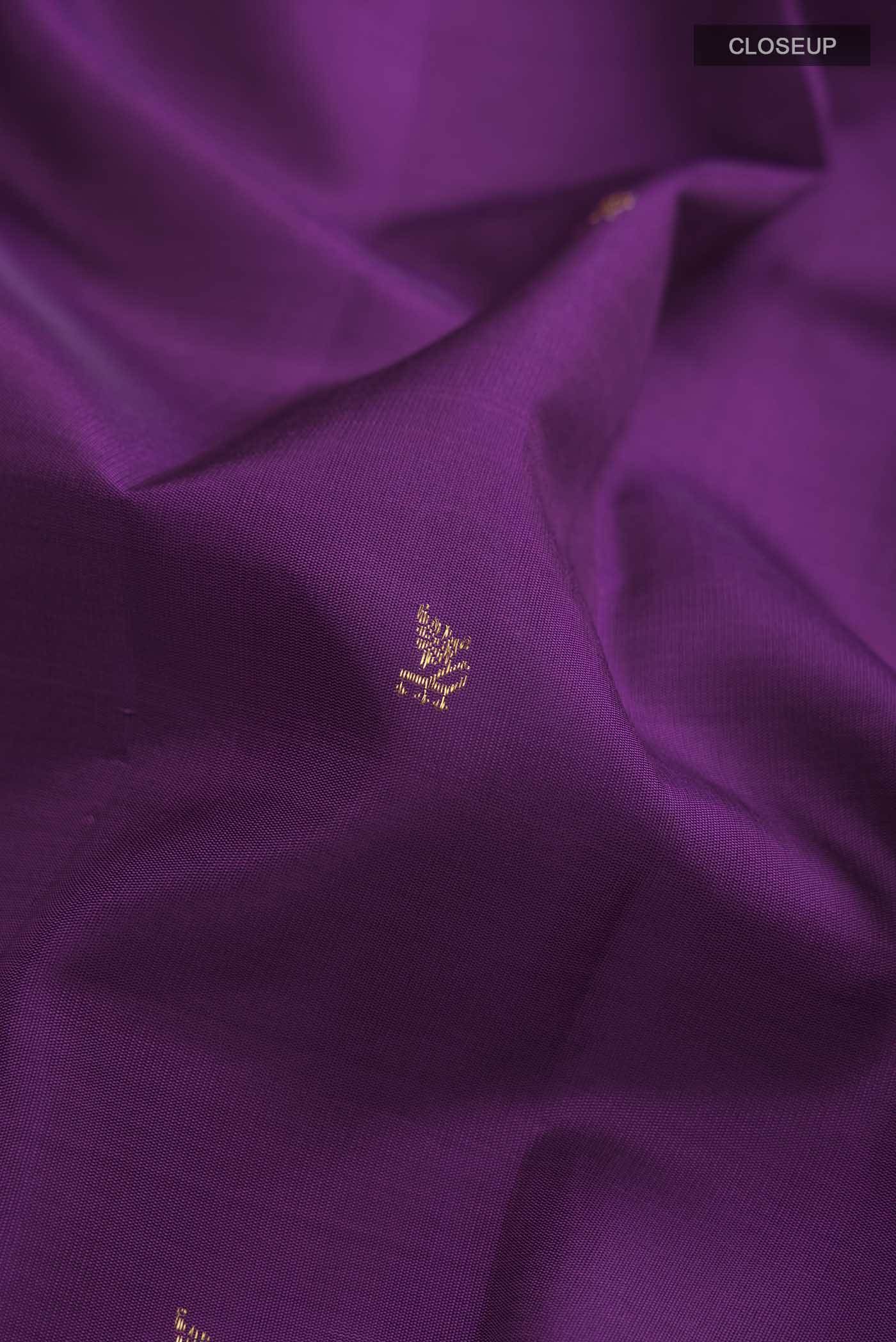 Purple Kanchipuram Silk Saree Buy at ₹33453