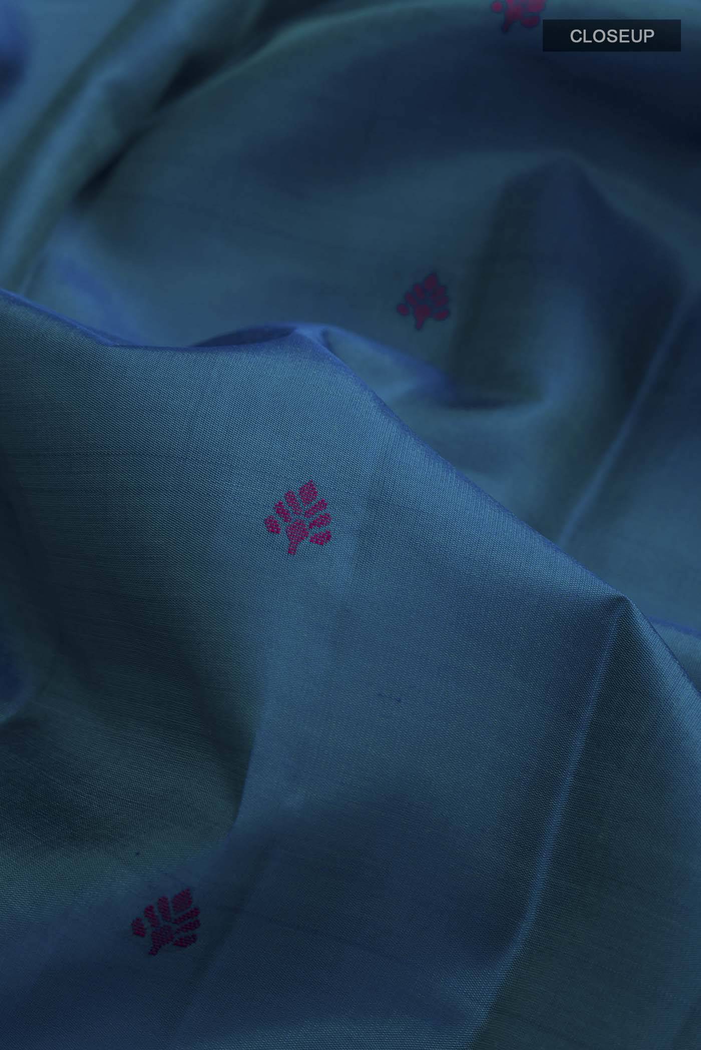 Blue Kanchipuram Silk Saree Buy at ₹16096