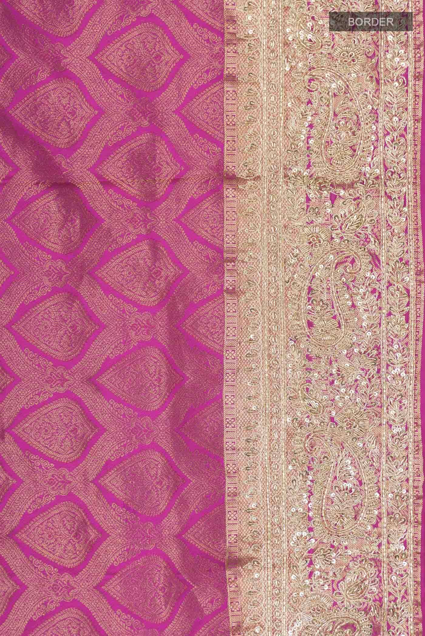 Pink Kanchipuram Silk Saree Buy at ₹52658